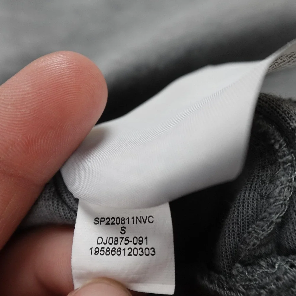 Jordan Hoodie Mens S Gray Dri FIT Full Zip Sweatshirt Jacket Nike Jumpman Air‎